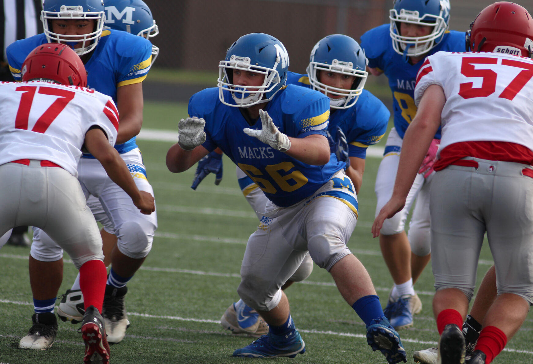 Bruce at McDonell football 9-17-22